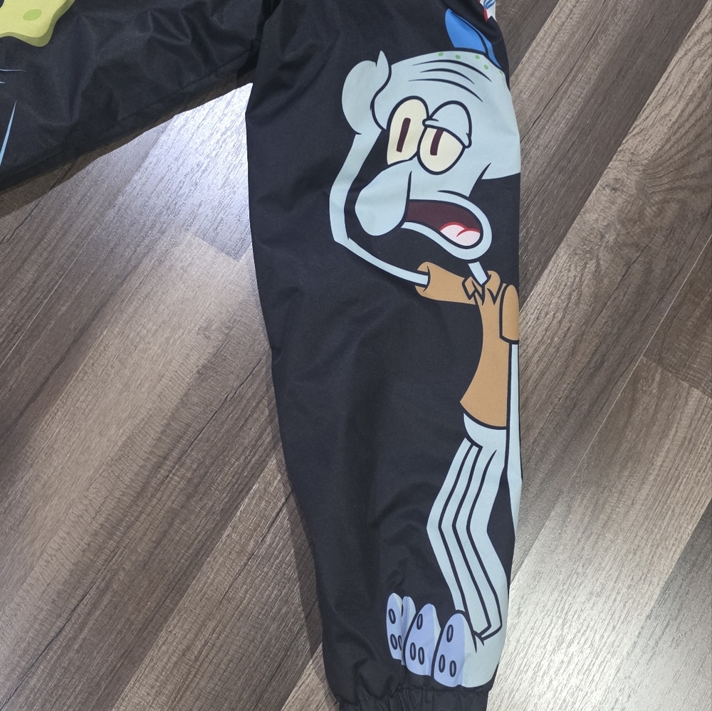 Members Only X Nickelodeon SpongeBob SquarePants Graphic Hooded Full Zip Jacket. - Picture 6 of 12